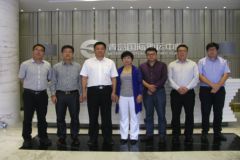 中关村国际孵化软件协会党委书记于滨来访